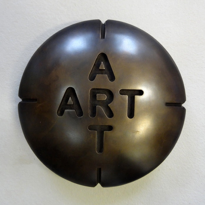 Amos Plaut - Pill for ART (Bronze patiniert  300 mm)