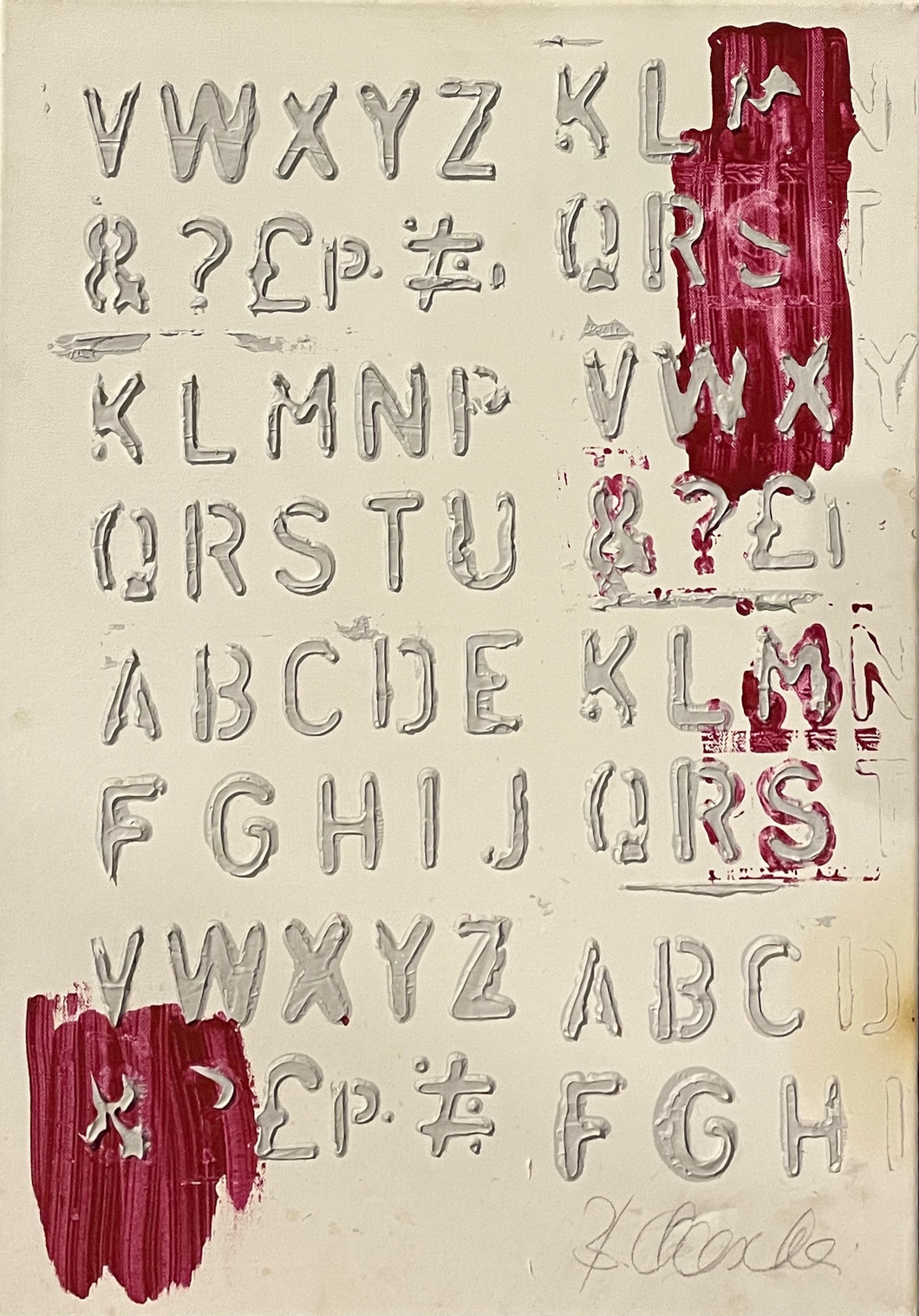 Bettina Nuschei  - Lettre hypergraphic II