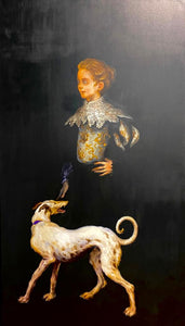 Sala Lieber - Klara mit Hund